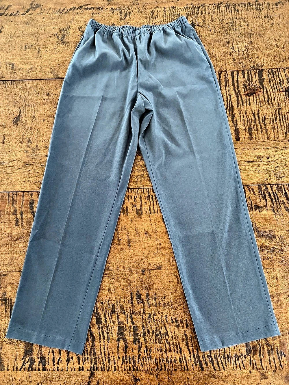 Orvis Slate Blue Pull-On Pants Size Medium Like New